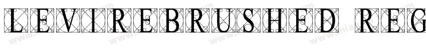 LeviReBrushed Regula字体转换